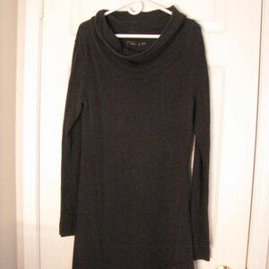 prAna Cotton and Wool Sweater Dress Size XL Dark Gray